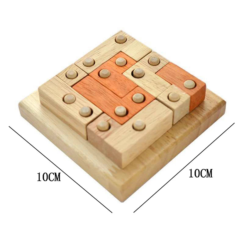 Wooden Geometric Puzzle — Teen Collection