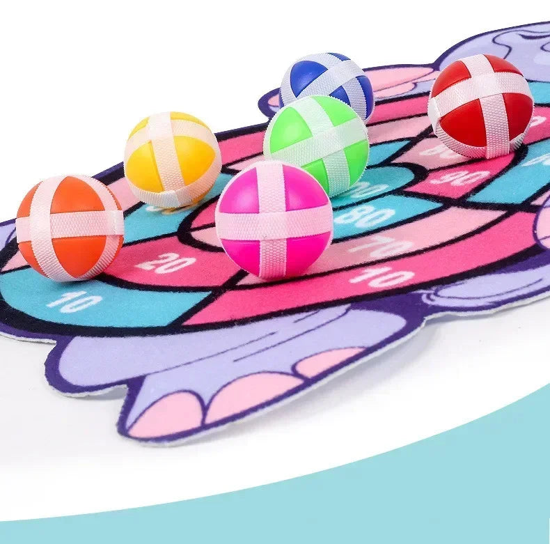 Animal Sticky-Ball Target Game