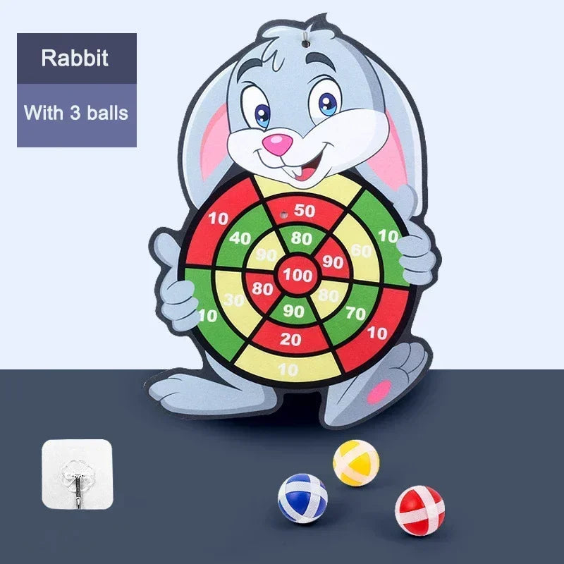 Animal Sticky-Ball Target Game
