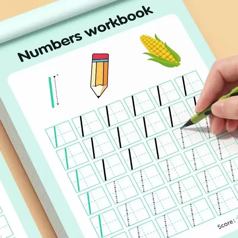 Number Tracing Workbook — 0 to 100