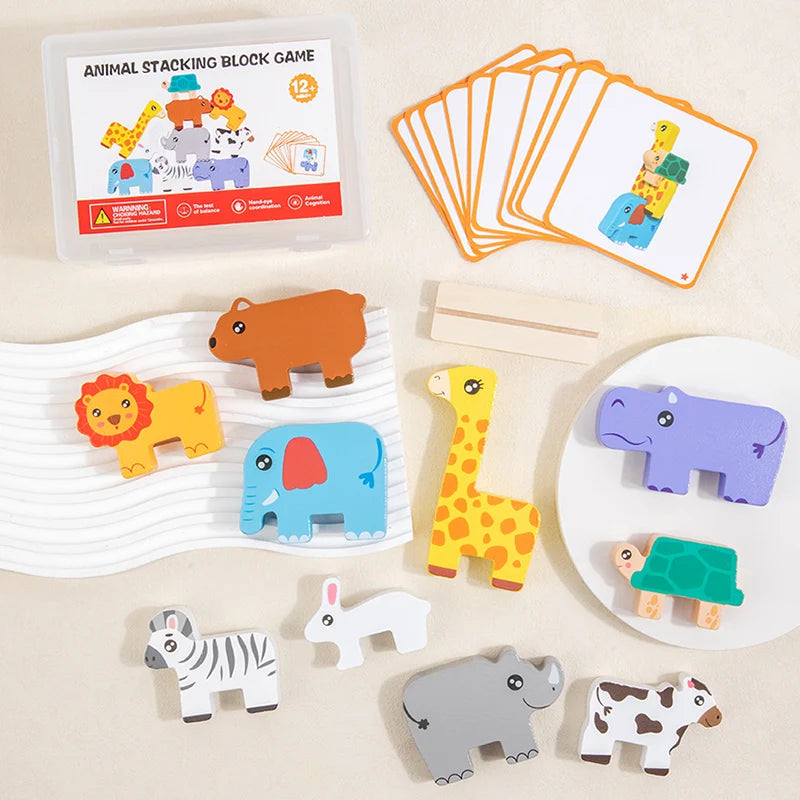 Woodland Animal Stacking Game — product detail 5